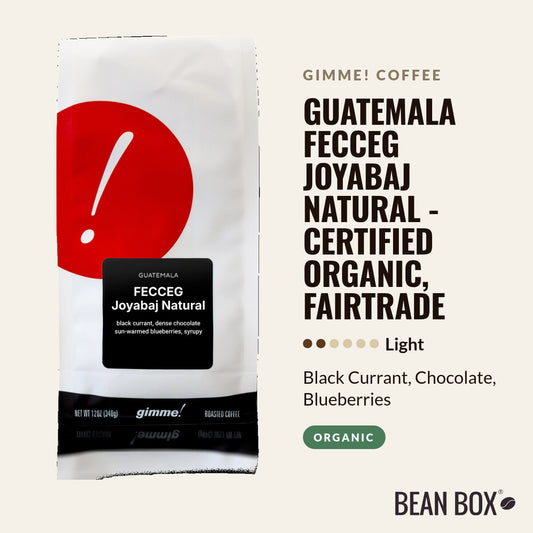 Guatemala FECCEG Joyabaj Natural - Certified Organic, Fairtrade