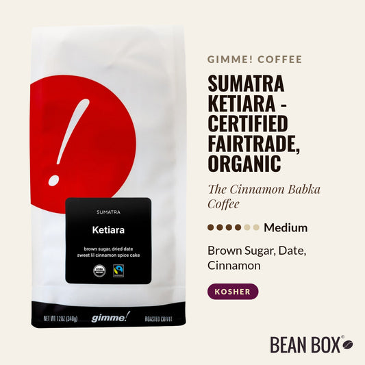 Sumatra Ketiara - Certified Fairtrade, Organic