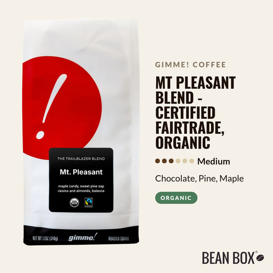 Mt Pleasant Blend - Certified Fairtrade, Organic
