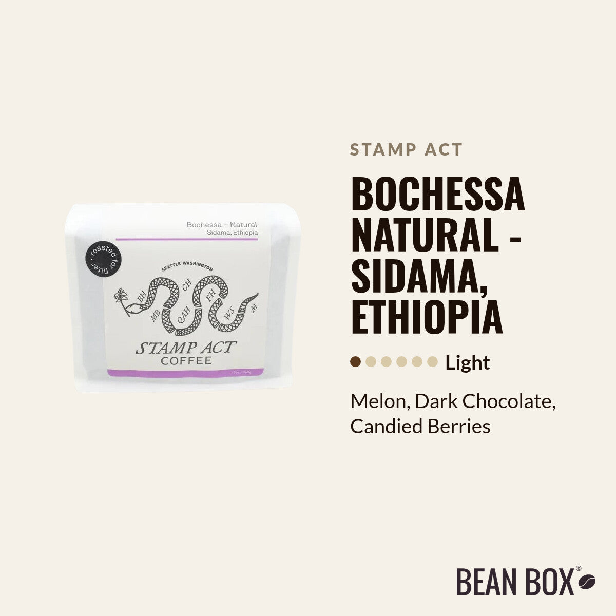 Bochessa Natural - Sidama, Ethiopia
