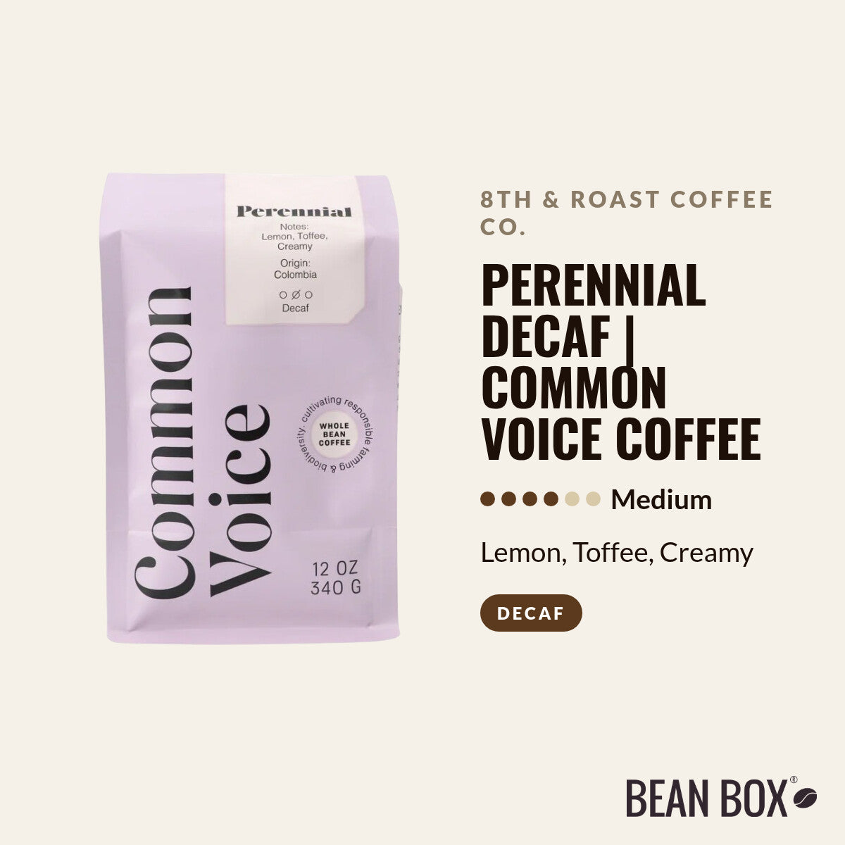 Perennial Decaf | Common Voice Coffee