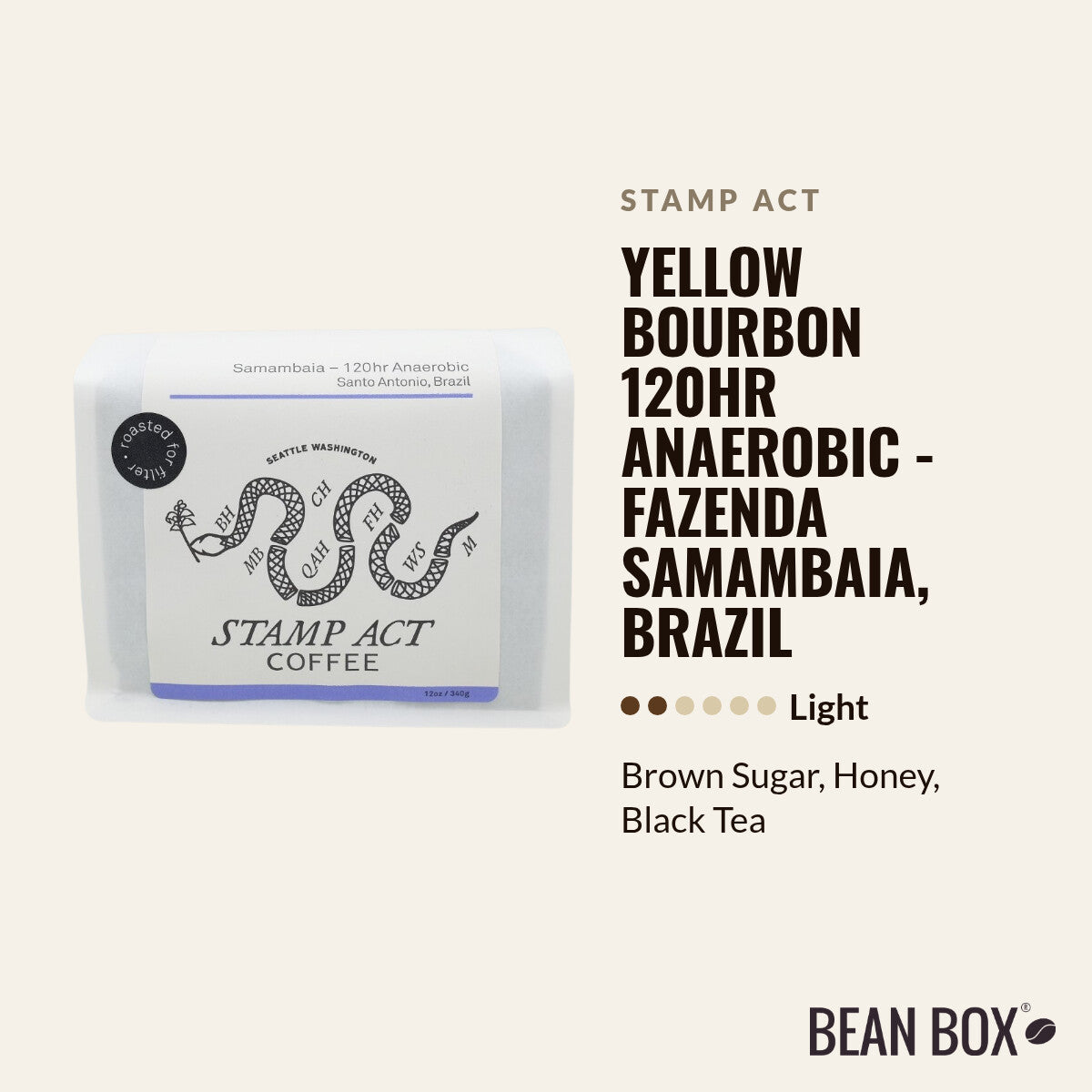 Yellow Bourbon 120hr Anaerobic - Fazenda Samambaia, Brazil