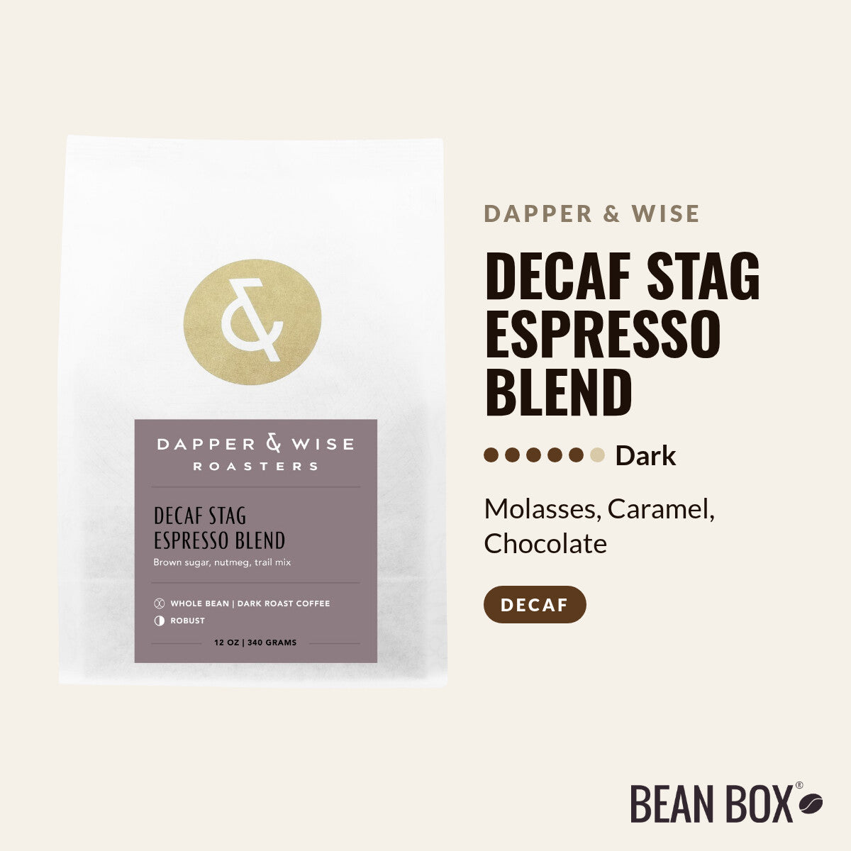 Decaf Stag Espresso Blend