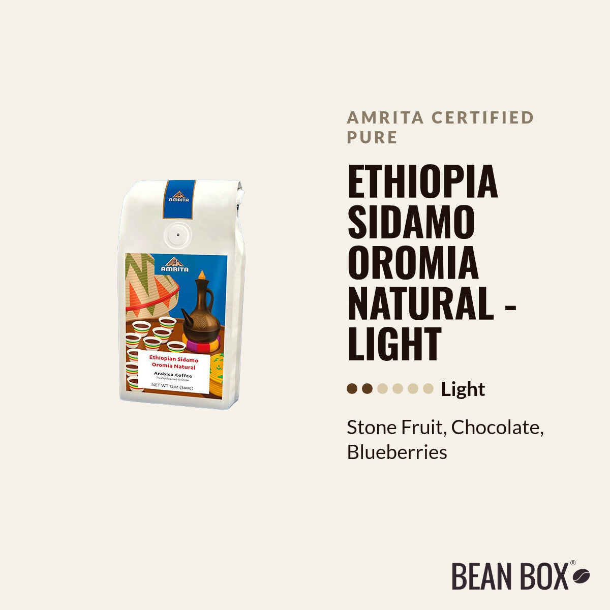 Ethiopia Sidamo Oromia Natural - Light