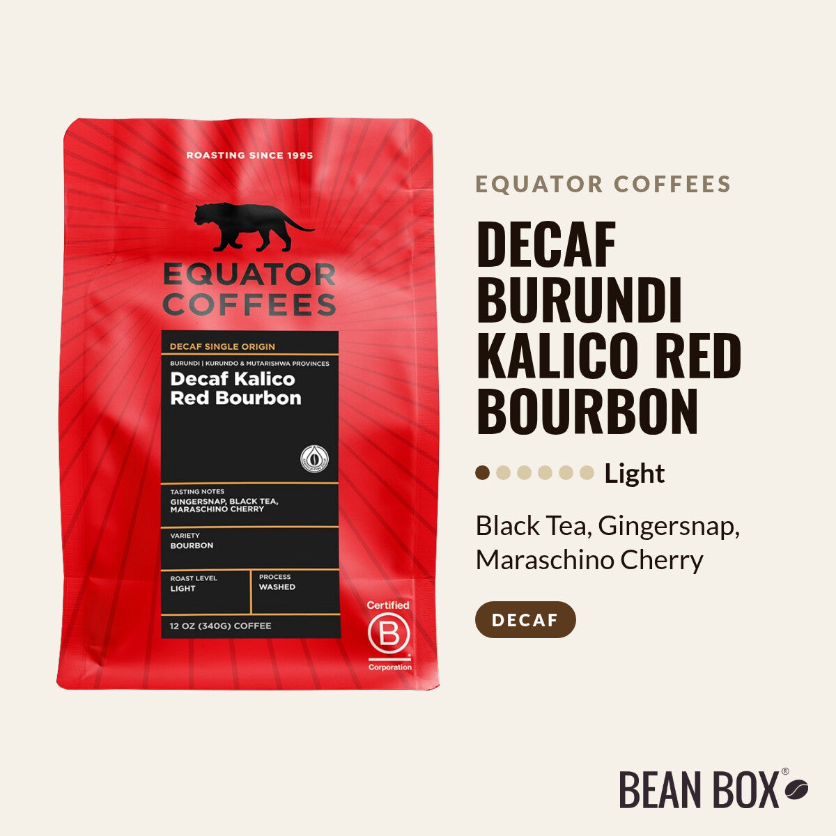 Decaf Burundi Kalico Red Bourbon