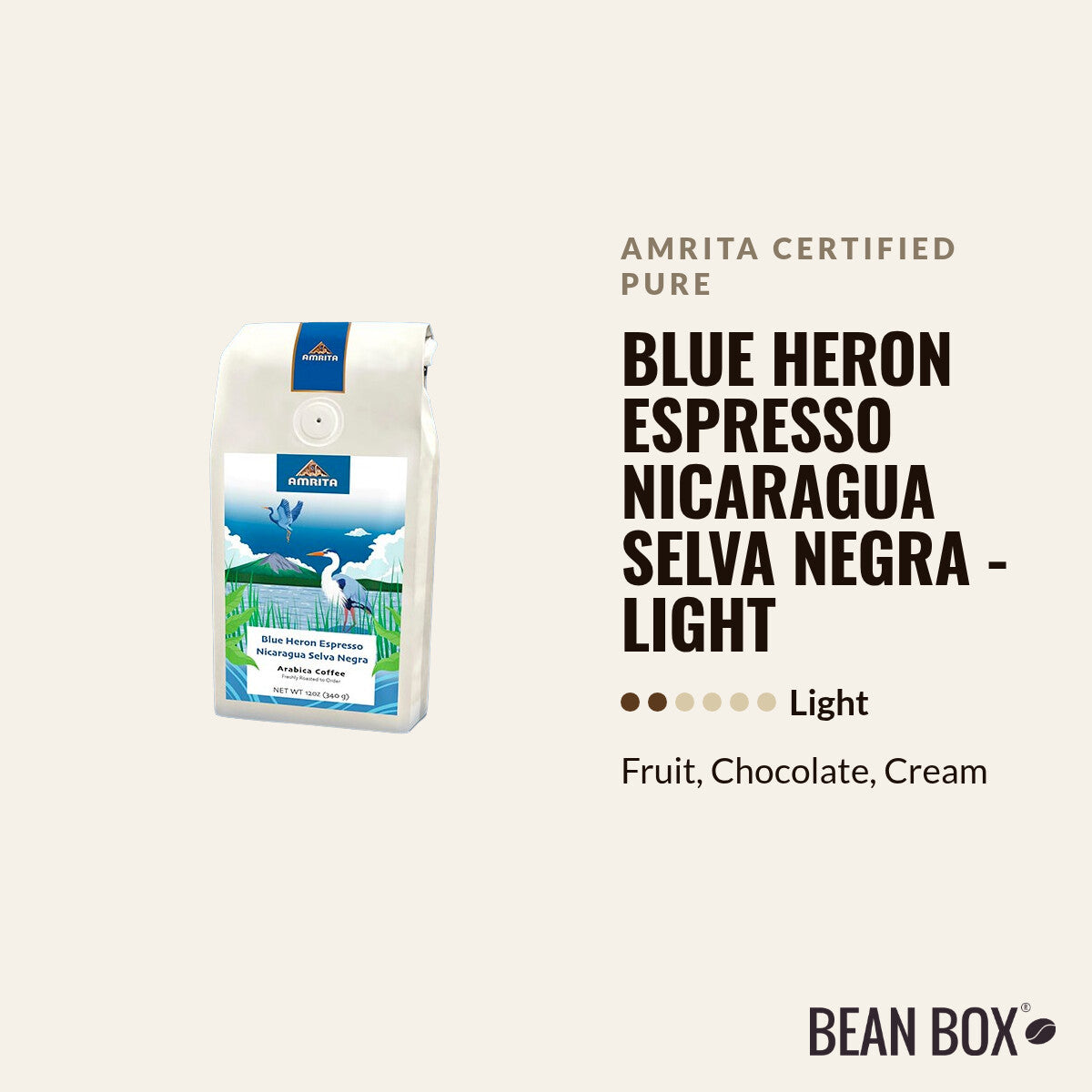 Blue Heron Espresso Nicaragua Selva Negra - Light