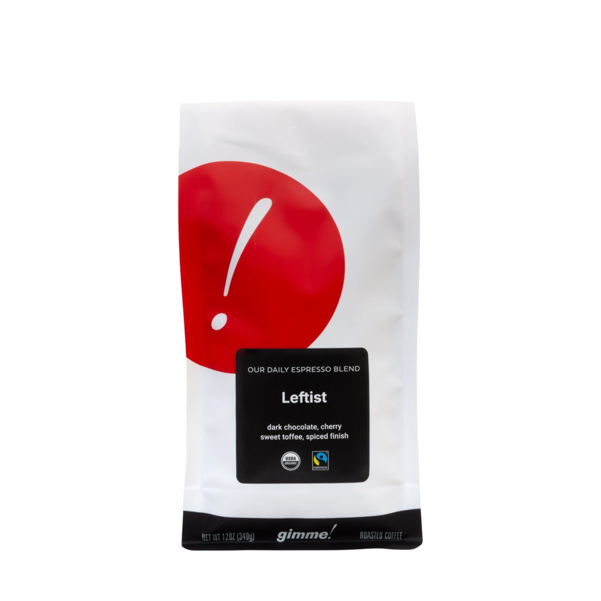 Leftist Espresso Blend - Certified Fairtrade, Organic