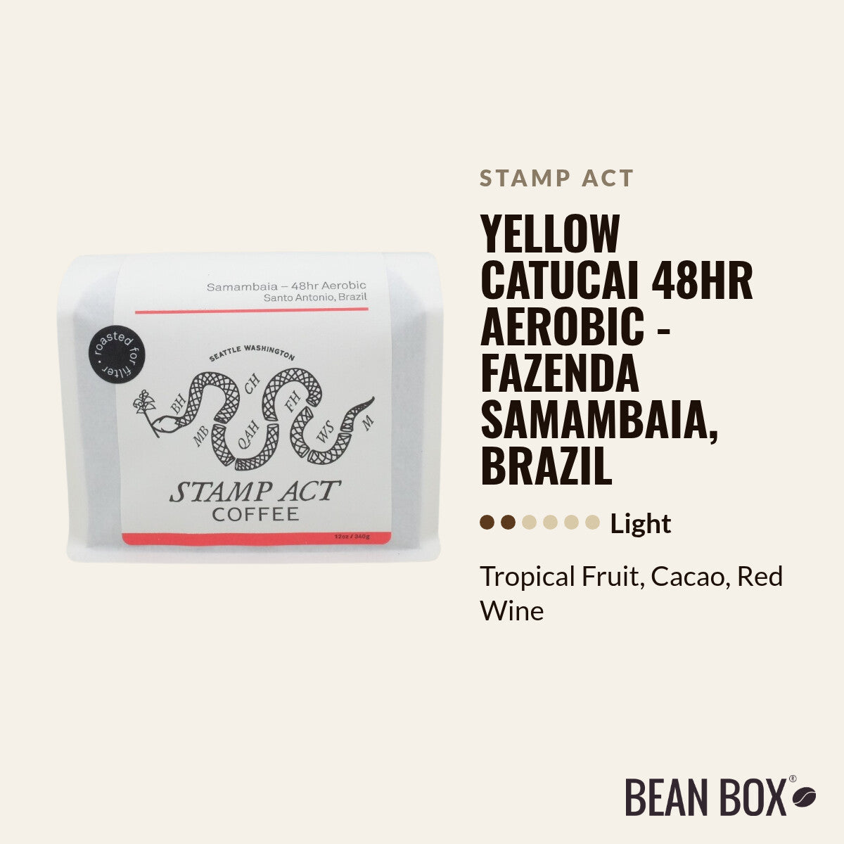 Yellow Catucai 48hr Aerobic - Fazenda Samambaia, Brazil