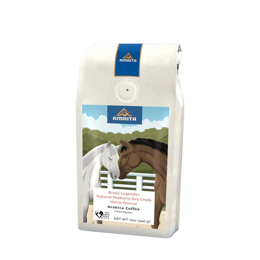 Brazil Legender Peaberry Dry Creek Horse Rescue Dark Roast
